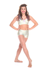 Girls Pastel Snake Bandeau Halter
