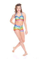 Girls Emoji Rainbow Bandeau Halter