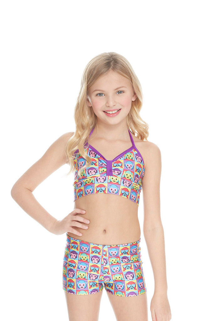 Girls Warhol Monkeys Bandeau Halter