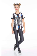 Girls Zebra Jersey