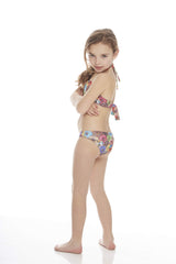Kids Stacked Donuts Bandeau Bikini