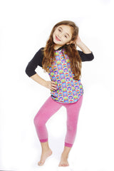 Kids Warhol Monkeys 3/4 Sleeve Baseball T-Shirt