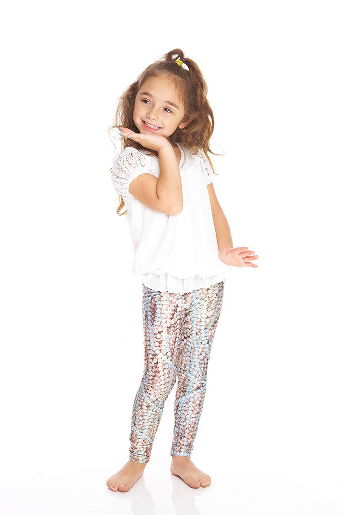 Kids Nana's Pearls Leggings