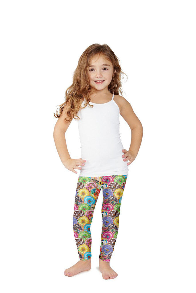 Kids Stacked Donuts Leggings