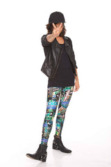 Womens Street Signs Leggings
