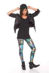 Womens Street Signs Leggings