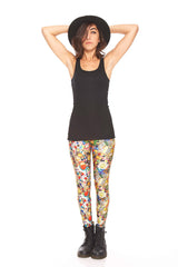 Womens Vintage Mosaic Leggings