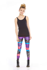 Girls Multi Bandana Leggings