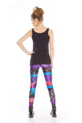 Girls Multi Bandana Leggings