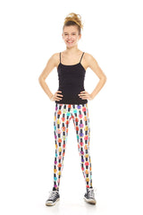 Girls Nail Polish Leggings