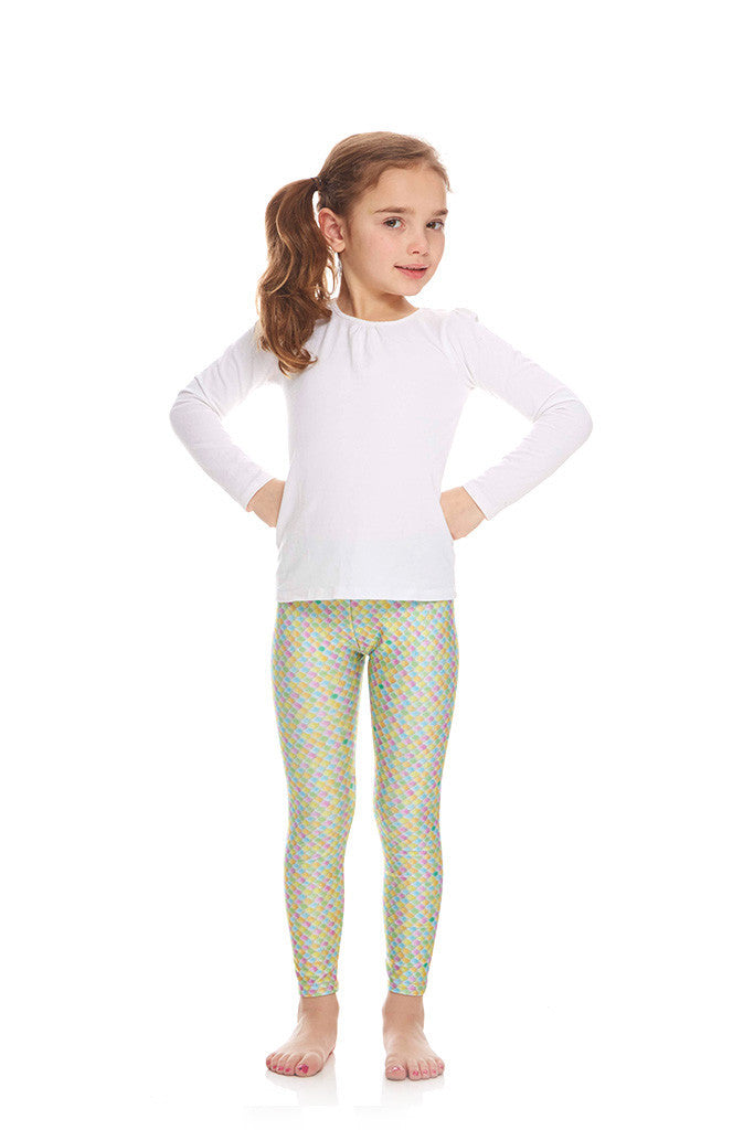 Kids Pastel Snake Leggings