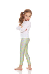 Kids Pastel Snake Leggings