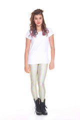 Girls Pastel Snake Leggings