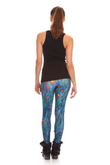 Womens Peacock Leggings
