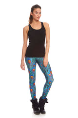Womens Peacock Leggings