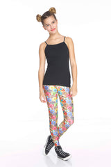Girls Stacked Donuts Leggings