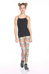 Girls Stacked Donuts Leggings