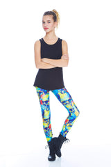 Girls Talking Skulls Leggings