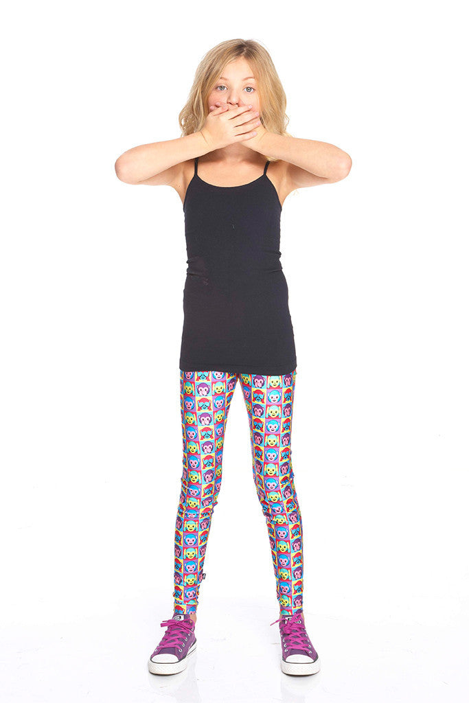 Girls Warhol Monkeys Leggings