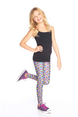 Girls Warhol Monkeys Leggings
