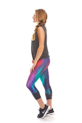 Womens Heather Charcoal Muscle Tank