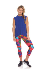 Womens Royal Blue Muscle Tank