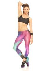 Womens Northern Lights Performance Leggings