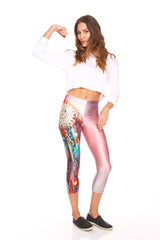Womens Catching Dreams Performance Capri Leggings