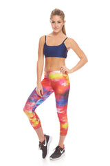 Womens Dream World Performance Capri Leggings