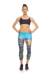 Womens Hollywood Performance Capri Leggings