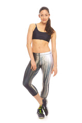 Womens Mysterious Forest Performance Capri Leggings