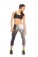 Womens Mysterious Forest Performance Capri Leggings