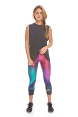 Womens Northern Lights Performance Capri Leggings
