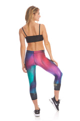 Womens Northern Lights Performance Capri Leggings