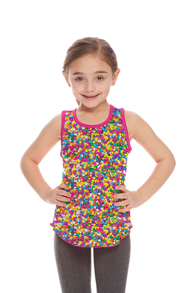 Kids Funfetti Sprinkles Racerback Tank