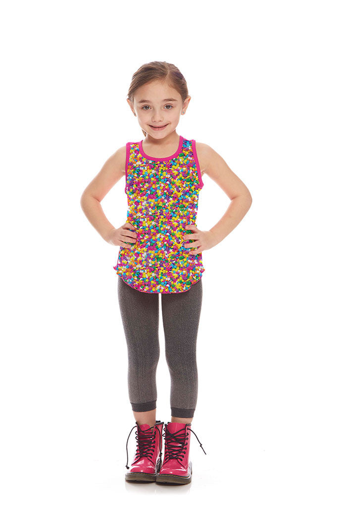 Kids Funfetti Sprinkles Racerback Tank
