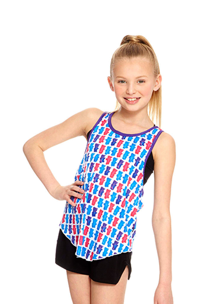 Girls Berry Bears Racerbank Tank