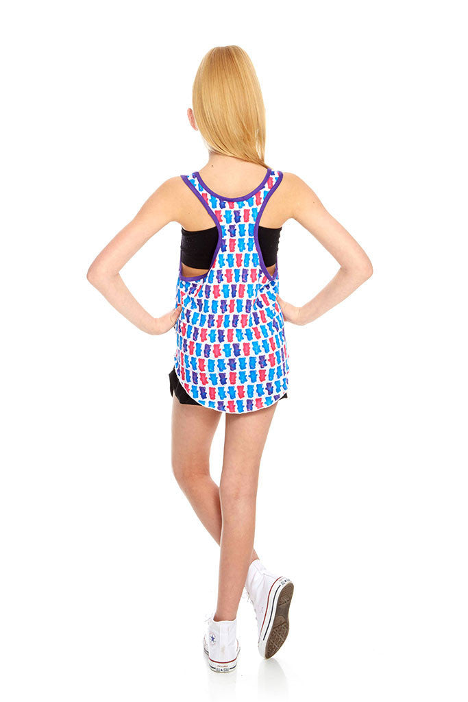 Girls Berry Bears Racerbank Tank