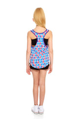 Girls Berry Bears Racerbank Tank