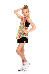 Girls Funfetti Sprinkles Racerback Tank