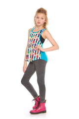 Girls Nail Polish Racerback Tank