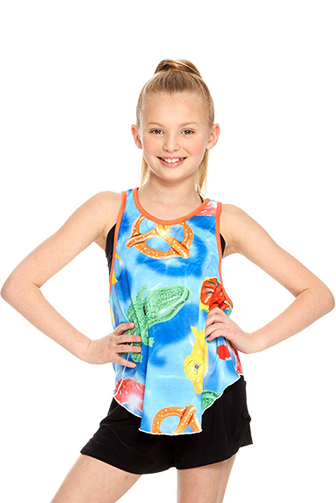 Girls Pool Floats Racerbank Tank