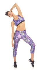 Womens Hydrangea Sports Bra