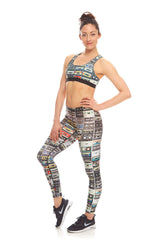 Womens Mixtapes Sports Bra