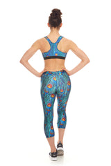 Womens Peacock Sports Bra