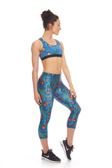 Womens Peacock Sports Bra