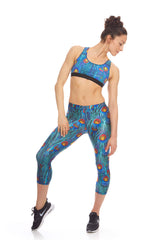 Womens Peacock Sports Bra