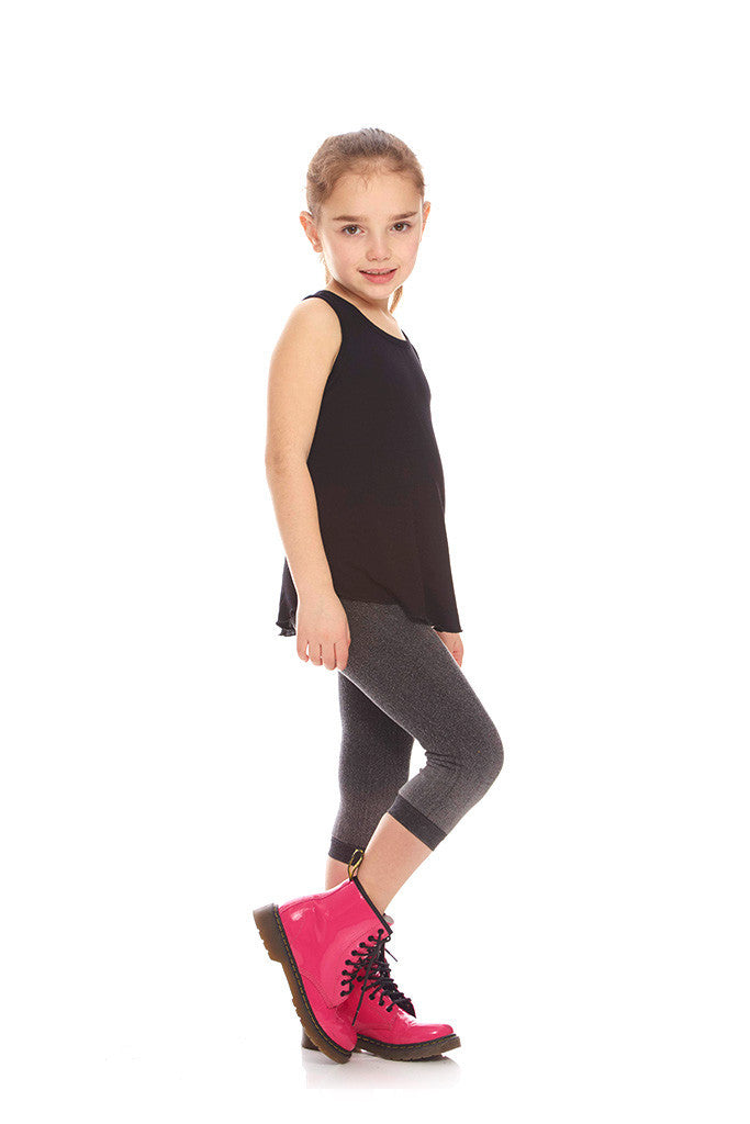 Kids Black Racerback Tank