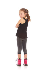 Kids Black Racerback Tank