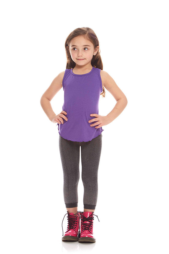 Kids Purple Racerback Tank